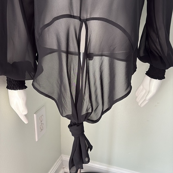 Express sheer long sleeve blouse
XS - Picture 3 of 4
